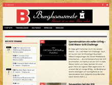 Tablet Screenshot of burghaeuser.de